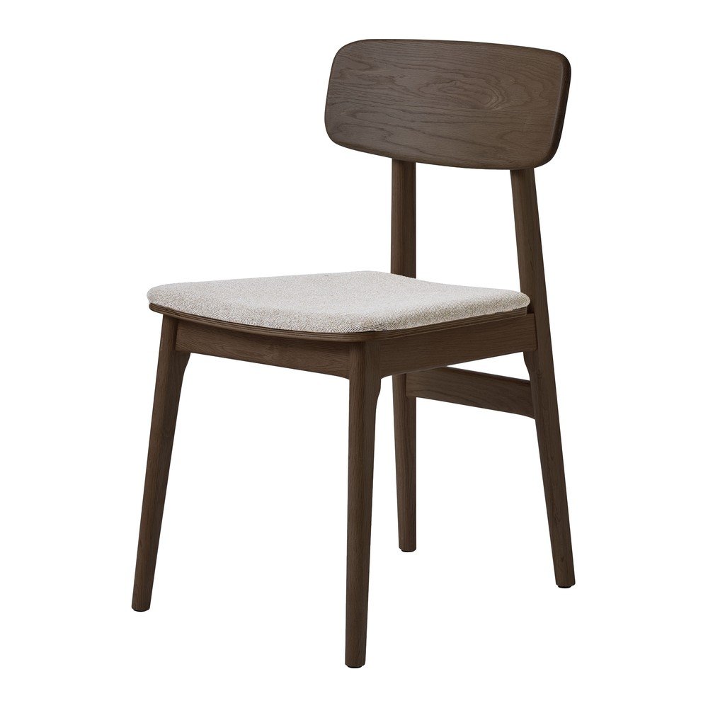 Brązowe tapicerowane krzesło Livo – Unique Furniture