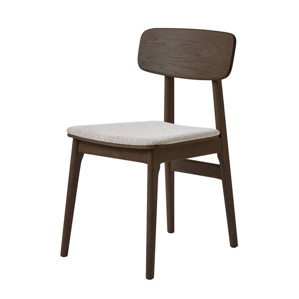 Brązowe tapicerowane krzesło Livo – Unique Furniture