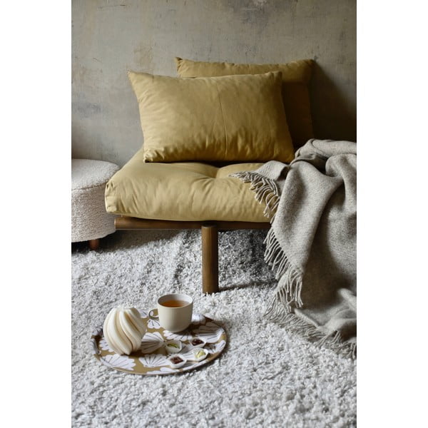 Żółta sofa 200 cm Pace – Karup Design-image-4