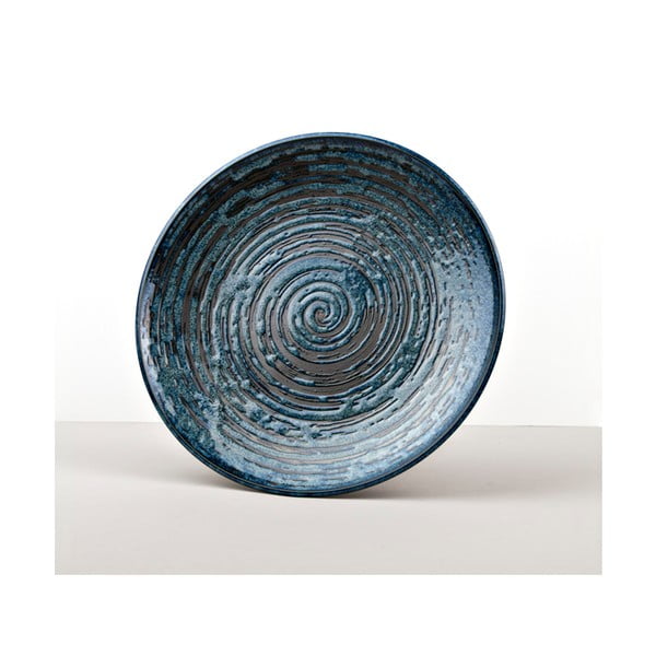 Talerz z ceramiki Made In Japan Copper Swirl, ⌀ 25 cm