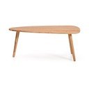 Stolik z litego drewna akacjowego w naturalnym kolorze 60x110,5 cm Duvani – Kave Home