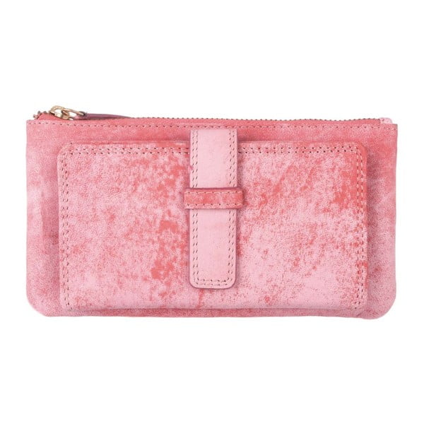 Skórzany portfel Uma Cloudy Pink