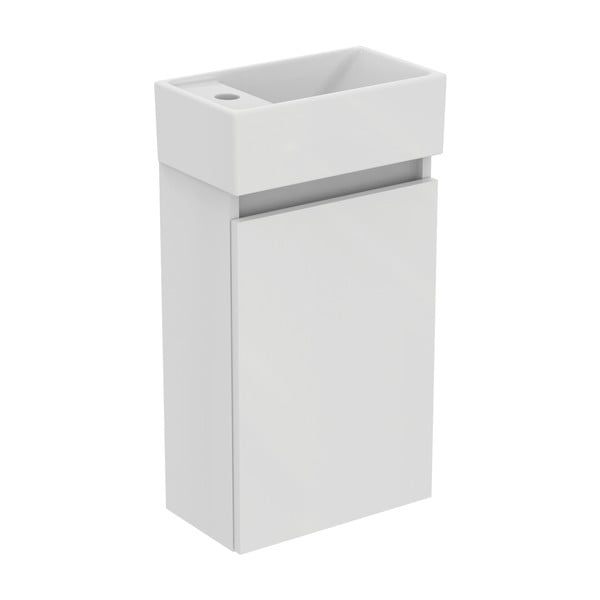 Biała wisząca szafka pod umywalkę 35x55 cm Eurovit+ – Ideal Standard-image-2