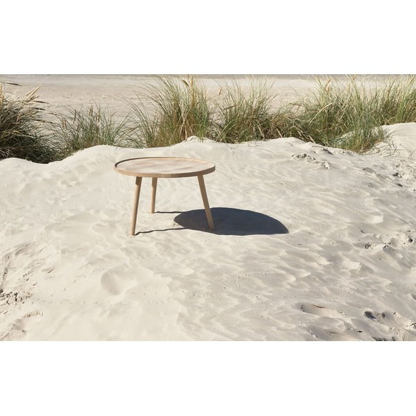 Okrągły stolik z litego drewna dębowego ø 70,5 cm Ebern – Villa Collection-image-3