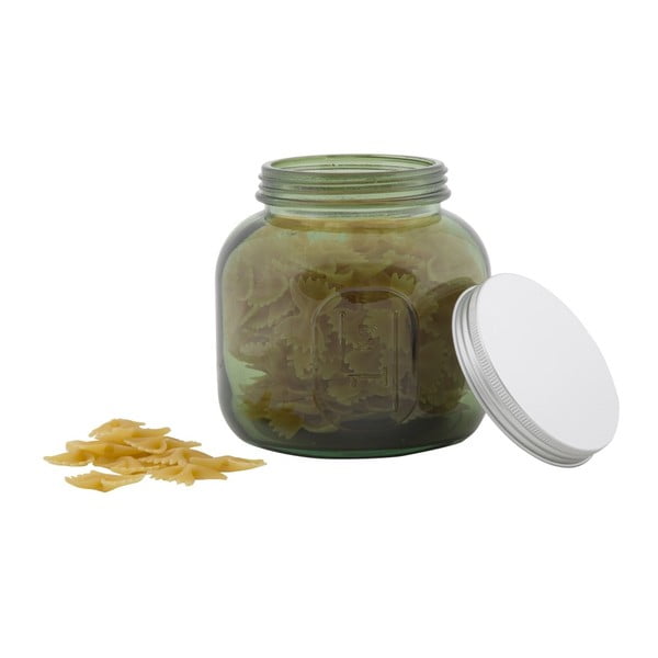 Zielony pojemnik ze szkła z recyklingu Mauro Ferretti Coperchio, ⌀ 13 cm-image-1