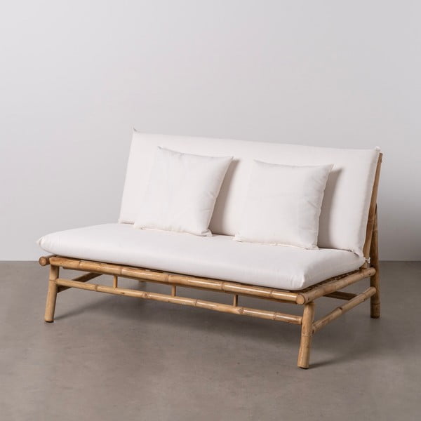 Biała sofa 135 cm Bamboo – Ixia-image-1