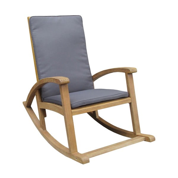 Szary drewniany fotel ogrodowy Soho – Ezeis