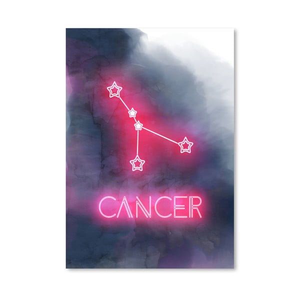 Plakat Americanflat Cancer Zodiac, 30x42 cm