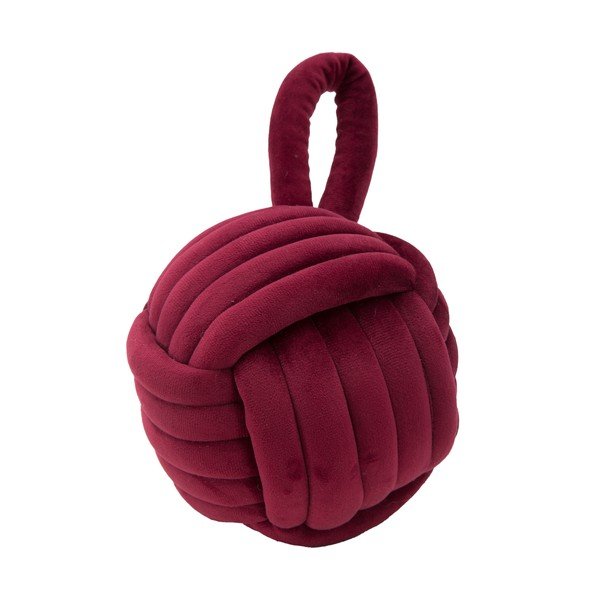 Bordowy stoper do drzwi Mauro Ferretti Ball, ø 14 cm-image-3