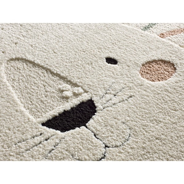 Kremowy dywan dziecięcy ø120 cm Clown – Universal-image-2