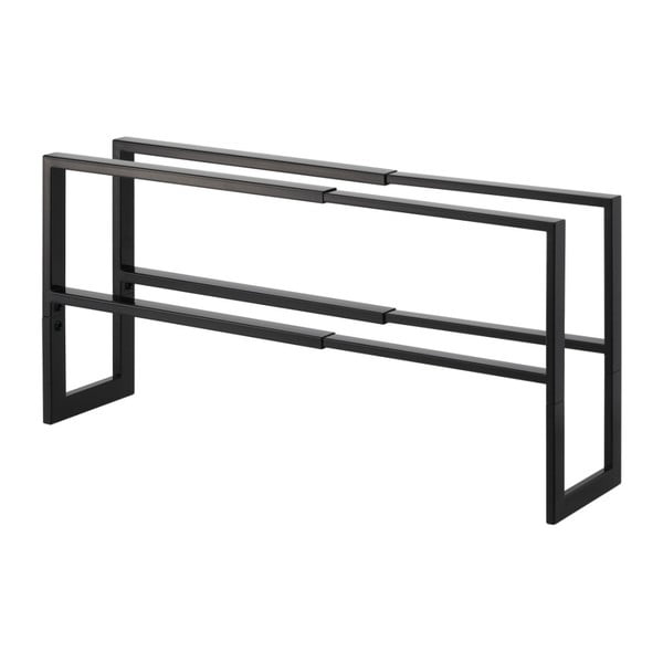 Czarny regał na buty YAMAZAKI Line-image-2