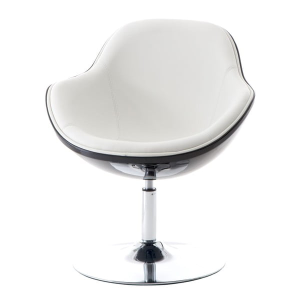 Krzesło obrotowe Pezzo, czarne/białe