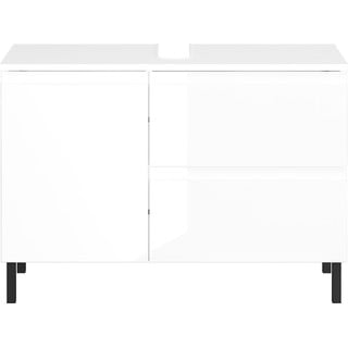 Biała szafka pod umywalkę 80x56 cm Salinas – Germania