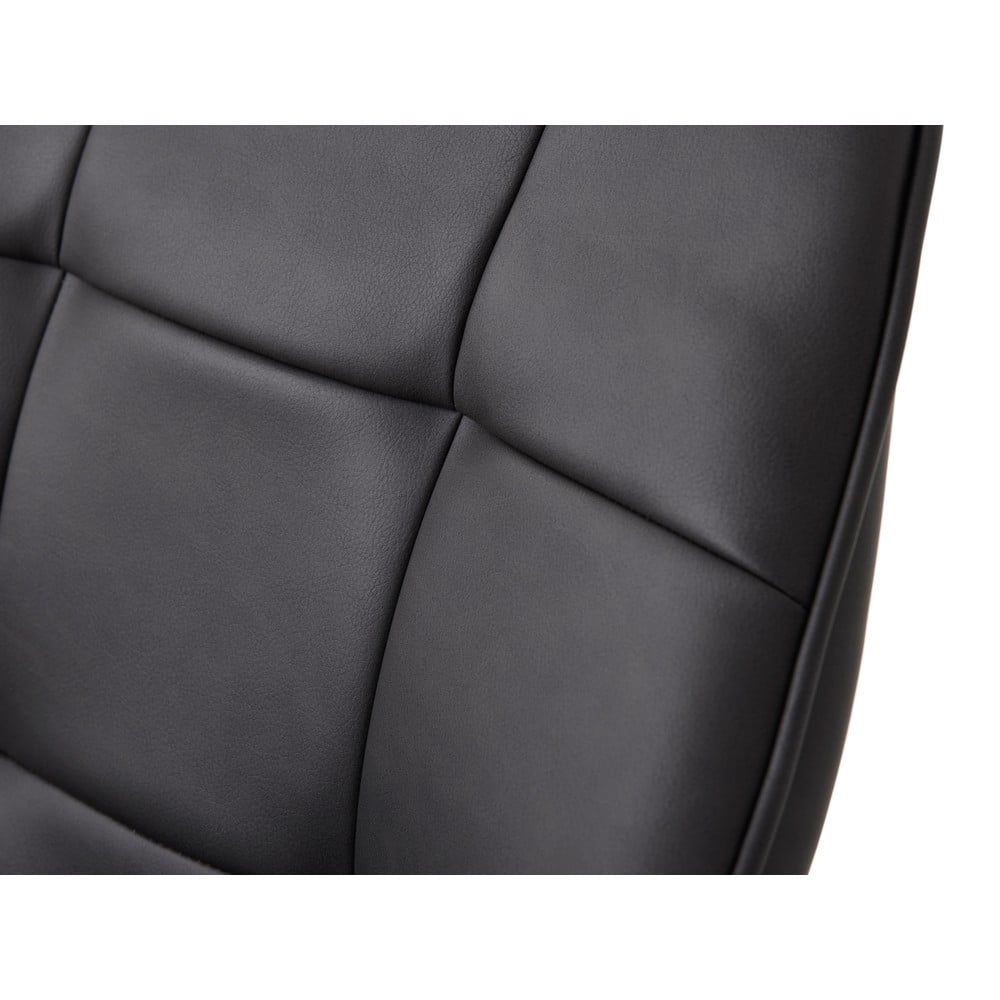 Ciemnoszare tapicerowane fotele jadalniane zestaw z podłokietnikami 2 szt. Nolan Square – Unique Furniture (zdjęcie 3)