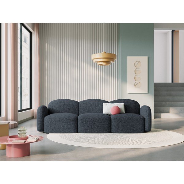 Niebieska sofa 272 cm Blair – Micadoni Home-image-1