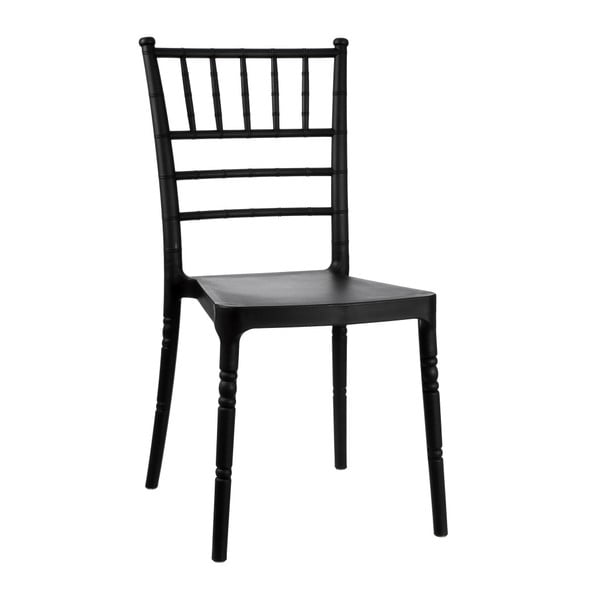 Czarne krzesło Ixia Room