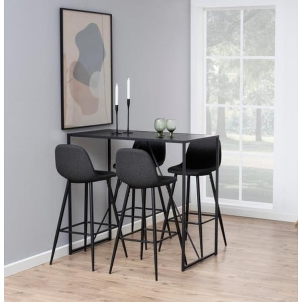 Czarny/szary hoker 101 cm Wilma – Actona-image-1