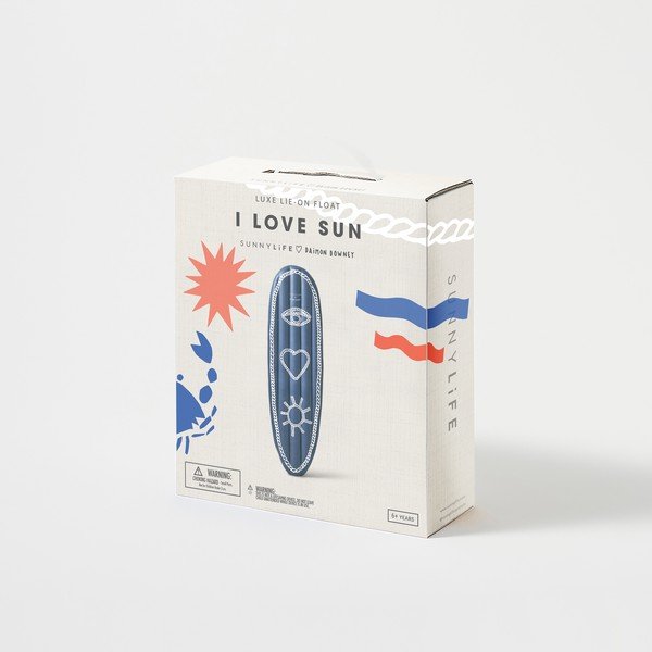 Leżak dmuchany Sunnylife Luxe I Love Sun-image-4