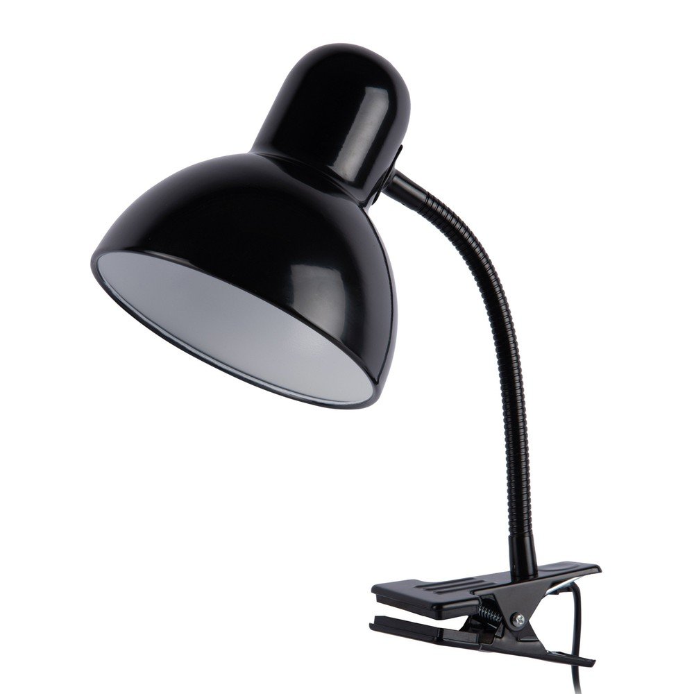 Czarna metalowa lampa stołowa (wysokość 33,5 cm) New Retro – Leitmotiv
