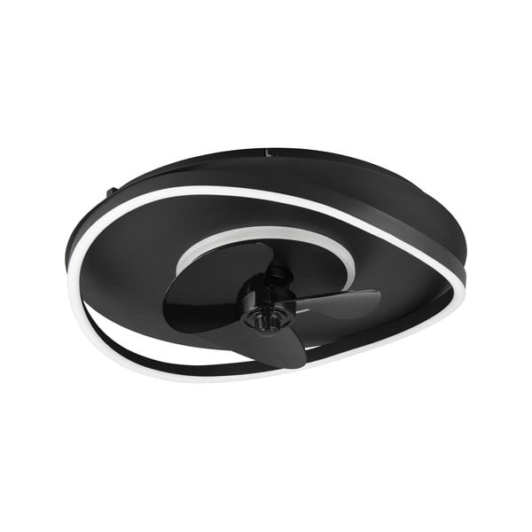 Lampa sufitowa LED w kolorze matowej czerni Sortland – Trio