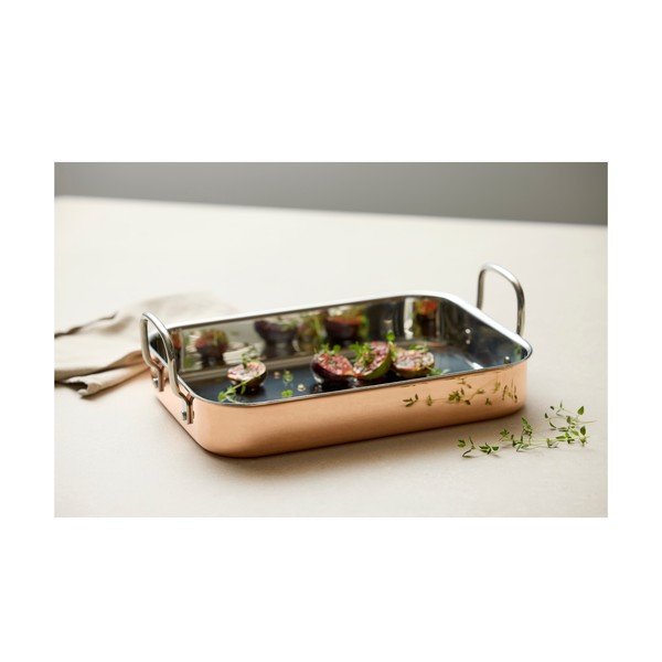 Brytfanna z miedzi i stali nierdzewnej 25,5x35 cm – Blomsterbergs-image-1