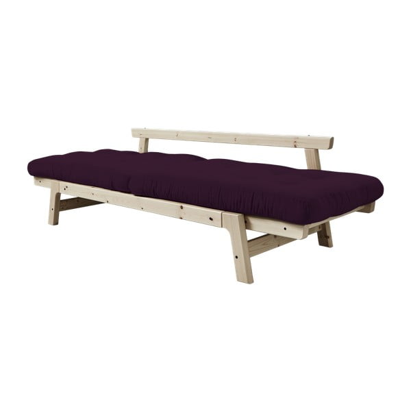 Sofa rozkładana Karup Step Natural/Purple Plum-image-4