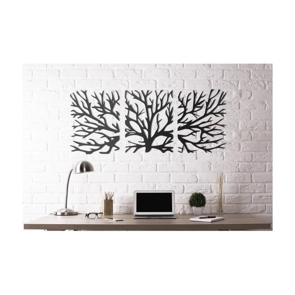 Metalowa dekoracja ścienna Branches, 50x120 cm
