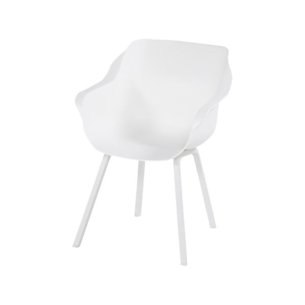 Białe plastikowe krzesła ogrodowe zestaw 2 szt. Sophie Element – Hartman