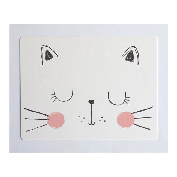 Podkładka dla dzieci Little Nice Things Cat, 55x35 cm