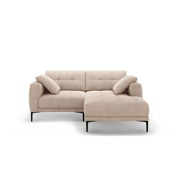 Jasnobrązowy narożnik (prawostronny/z szezlongiem) Bemy – Micadoni 