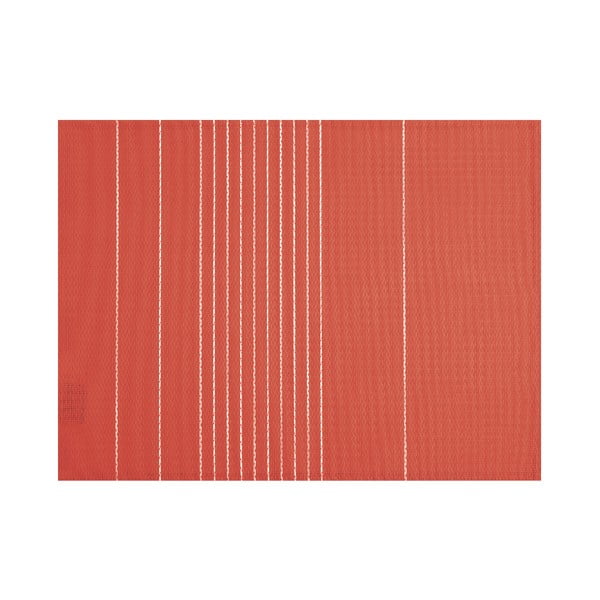 Czerwona mata stołowa Tiseco Home Studio Stripe, 45x33 cm