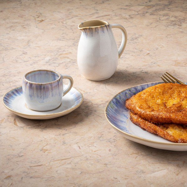 Biały kamionkowy mlecznik 200 ml Brisa – Costa Nova-image-1