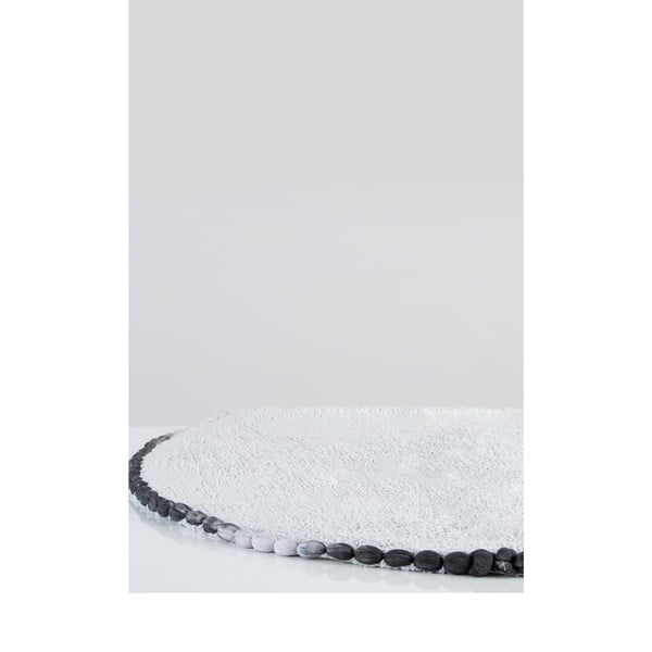 Jasnozielony bawełniany dywanik łazienkowy Irya Home Collection Ronan, ø 90 cm