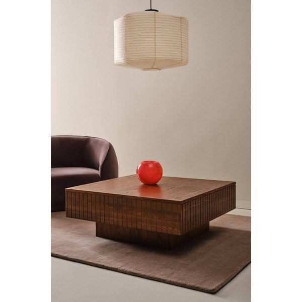 Ciemnobrązowy stolik z płyty MDF 90x90 cm Furuvik – Jotex-image-1