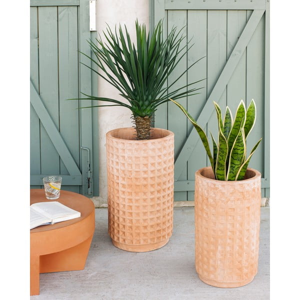 Zestaw 2 terakotowych doniczek Kave Home Celi-image-1