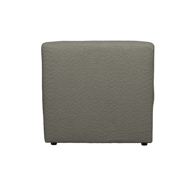 Moduł sofy z materiału bouclé (moduł środkowy) w kolorze khaki Coco  – WOOOD-image-4