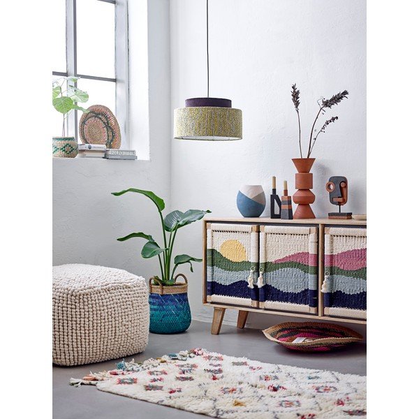 Czarny terakotowy świecznik Bloomingville Kes, wys. 20 cm-image-1