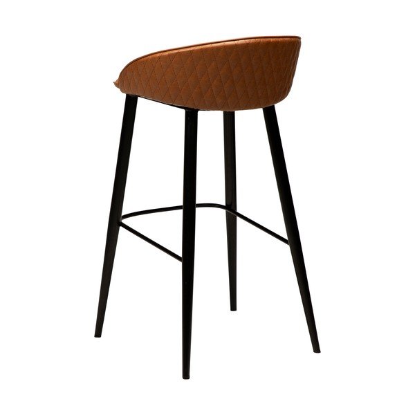 Brązowy hoker z imitacji skóry DAN-FORM Denmark Dual. wys. 91 cm-image-3