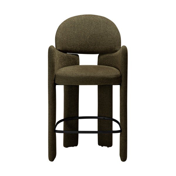 Hoker w kolorze khaki (wysokość siedziska 68,5 cm) Aole – DAN-FORM Denmark-image-1