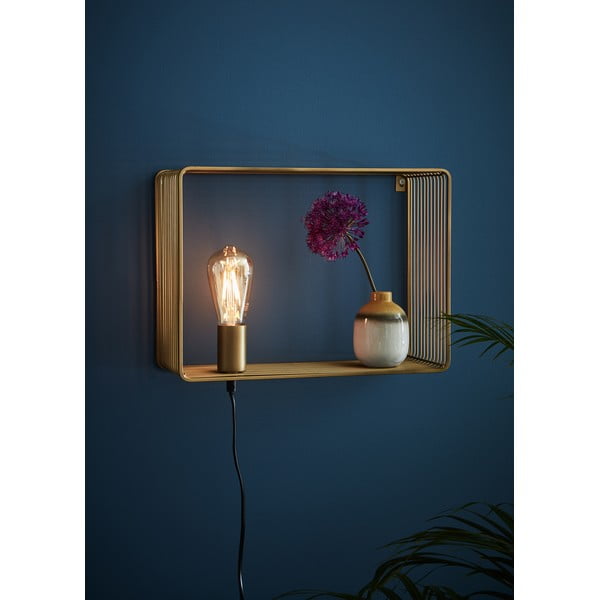 Kinkiet w kolorze złota Markslöjd Shelf Wall Gold-image-1