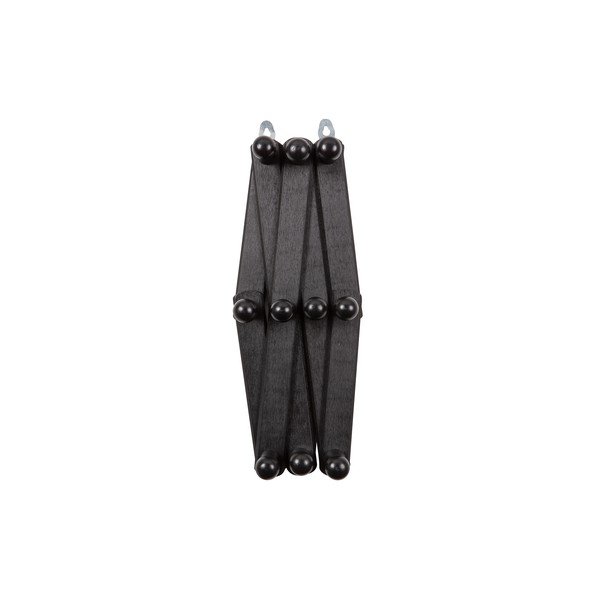Czarny wieszak ścienny z litego drewna brzozowego Levin – WOOOD-image-3