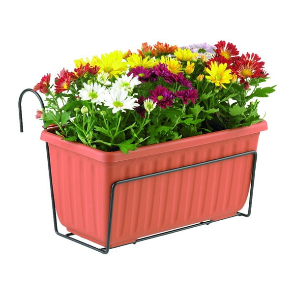 Czarny metalowy uchwyt na doniczkę Plastia Siestino-image-2