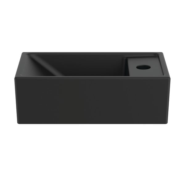 Ceramiczna umywalka w kolorze matowej czerni 37x21 cm i.Life S – Ideal Standard