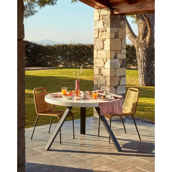 Brązowe krzesło Kave Home Glenville-image-1