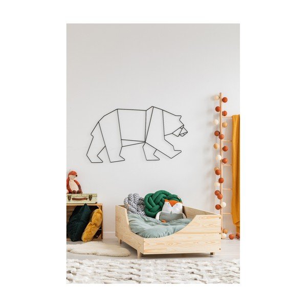 Łóżko dziecięce z drewna sosnowego Adeko Mila BOX 4, 90x150 cm-image-1