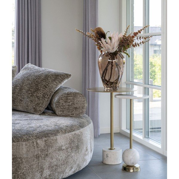 Metalowy okrągły stolik ø 25 cm Salo – House Nordic-image-1