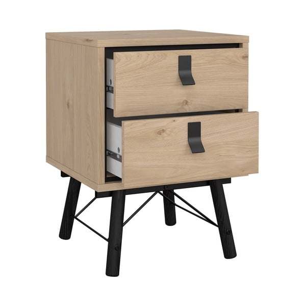 Szafka nocna w dekorze dębu Ry – Tvilum-image-4