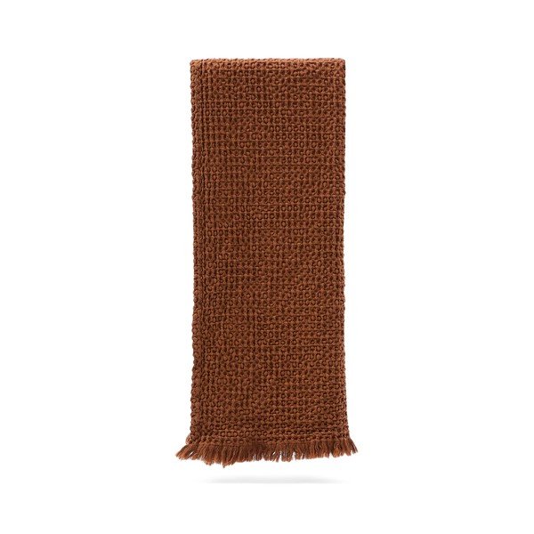 Brązowy koc 130x170 cm Nulina – Kave Home-image-2