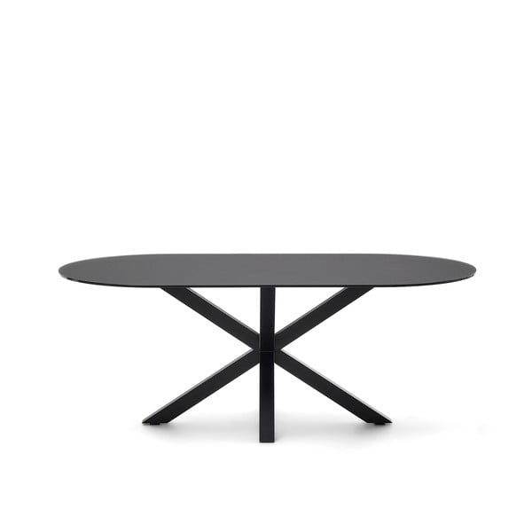 Stół ze szklanym blatem 100x200 cm Argo – Kave Home-image-3