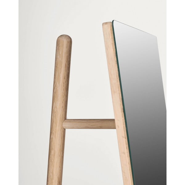 Lustro stojące z drewnianą ramą 45x160 cm Keisy – Kave Home-image-3